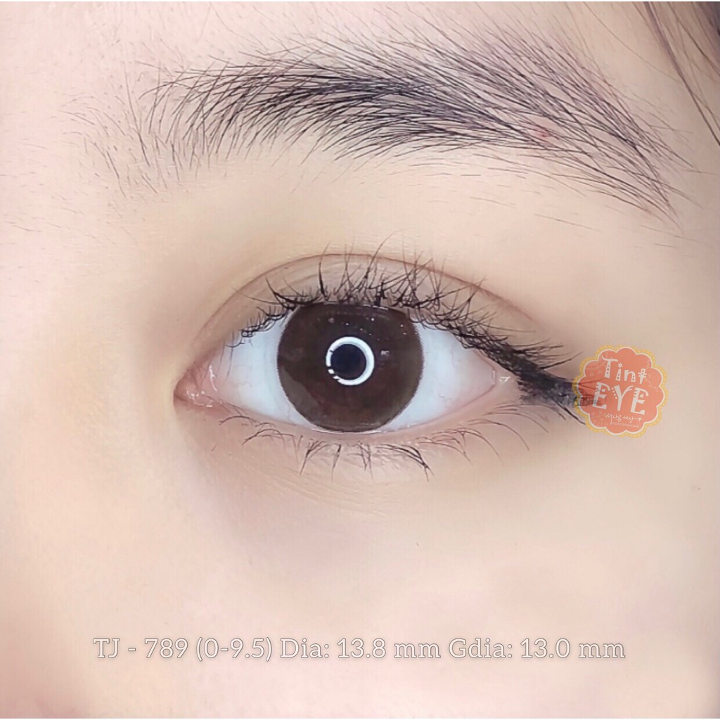 [Tặng Combo 175k] Kính Áp Tròng Tinteye Lens Nâu hạt dẻ TJ-789