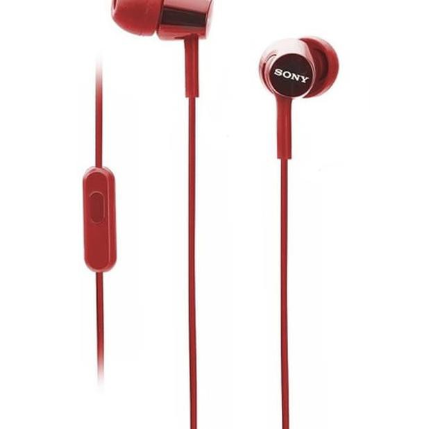 Tai Nghe Sony Mdr-Ex155Ap / R Có Mic Màu Đỏ