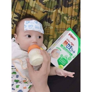 Miếng dán hạ sốt Pegion cho bé 0m+ ,nội địa Nhật Bản
