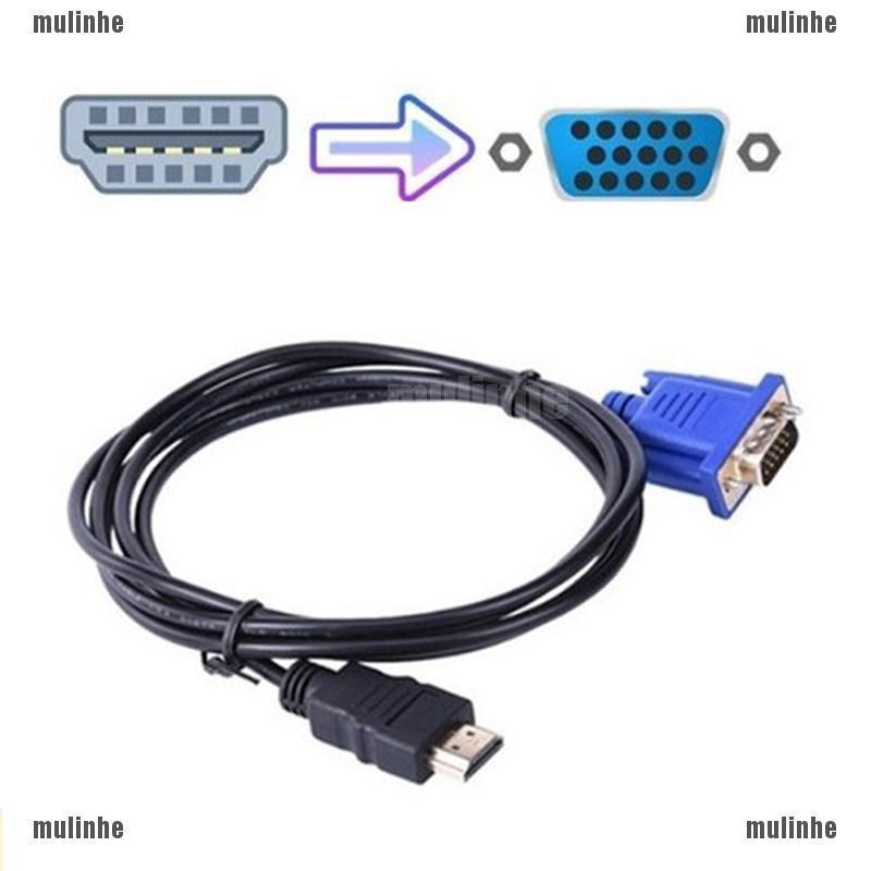 Cáp chuyển đổi HDMI hd+ sang đầu cắm VGA dài 1m/ 10m