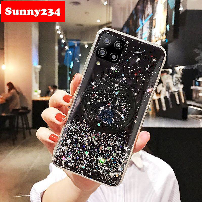 Ốp điện thoại mềm có gương trang điểm cho Samsung A02S M31S S21 Plus S21 Ultra S20 Fe A12 A52 A72 Note 20