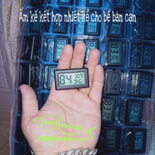 Nhiệt kế kết hợp ẩm kế cho bể bán cạn