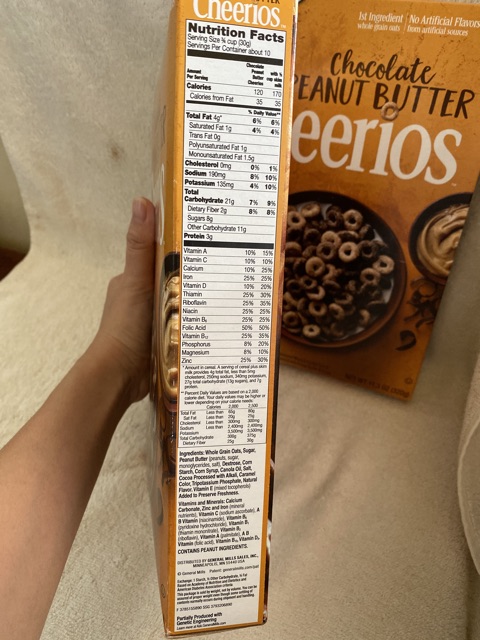 [Hàng Mỹ XT] Bánh ngũ cốc ăn sáng CHEERIOS 576gram