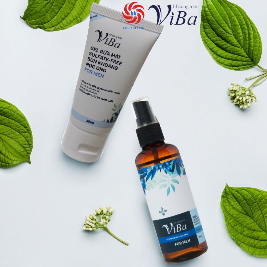 Combo Mentotal/ Xịt Khoáng Và Gel Rửa Mặt ViBa Dành  Cho Nam | BigBuy360 - bigbuy360.vn
