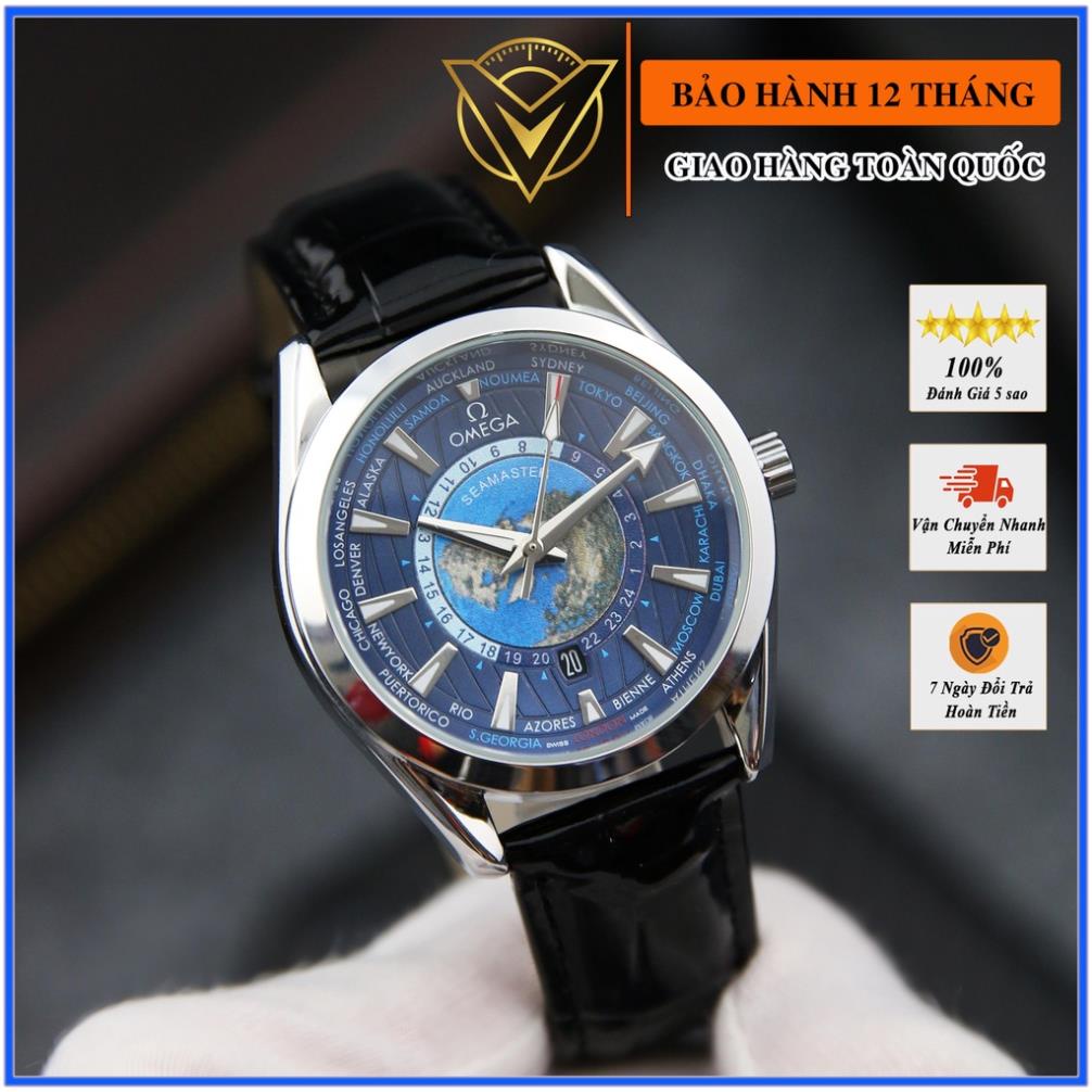 Đồng Hồ Nam OM6886 Kim Trôi - Vỏ Thép Không Gỉ Cao Cấp - Hiển Thị Lịch Ngày - Bảo Hành 12 Tháng