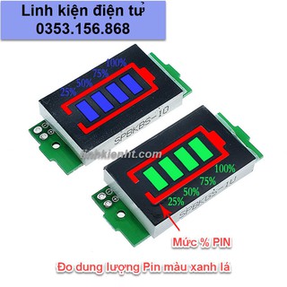 Bảng hiển thị đo dung lượng pin lithium LKTT LED bảng chỉ báo pin lithium Module led báo pin đa năng