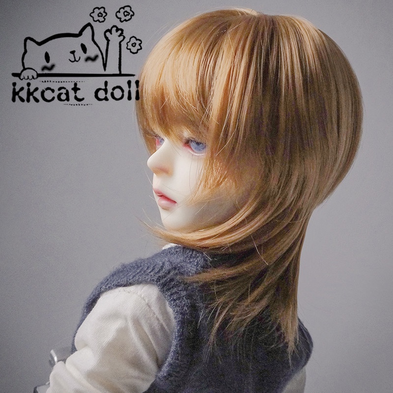 Kk Tóc Giả Đầu Sói Chịu Nhiệt Độ Cao Tỉ Lệ 1 / 3 Cho Búp Bê