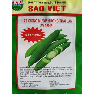 Hạt giống mướp hương Thái Lan