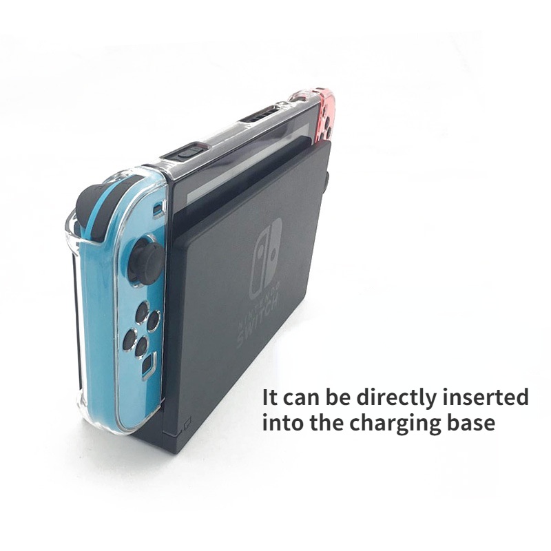 Vỏ Bảo Vệ Tay Cầm Chơi Game Nintendo Switch (V1 V2 Model) Và Tay Cầm Joy-Con Trong Suốt Chống Trầy Và Chống Sốc