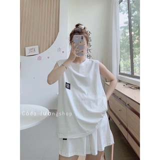 SÉT BỘ TANK TOP BÒ SỮA (3màu)(fs50k)