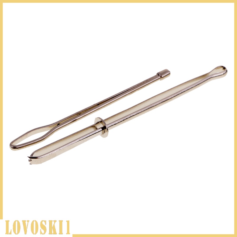 [LOVOSKI1]2PCS Easy Pull Bodkin Threader Tweezers Sewing Machine Insert Elastic Ribbon