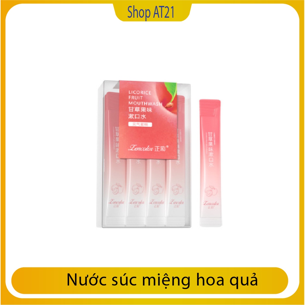 Combo 20 gói Nước súc miệng hoa quả nội địa trung, thơm miệng, nhỏ gon, dễ dàng mang theo
