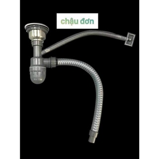 Bộ xả đơn, xi phông 1 hộc chậu rửa chén phi 110