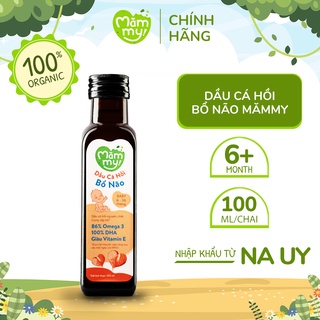 Dầu Ăn Dặm Bổ Não Cá Hồi Mămmy -  Hàm Lượng DHA Cao Nhất Cho Trẻ Ăn Dặm 100ml Nhập Khẩu Na Uy