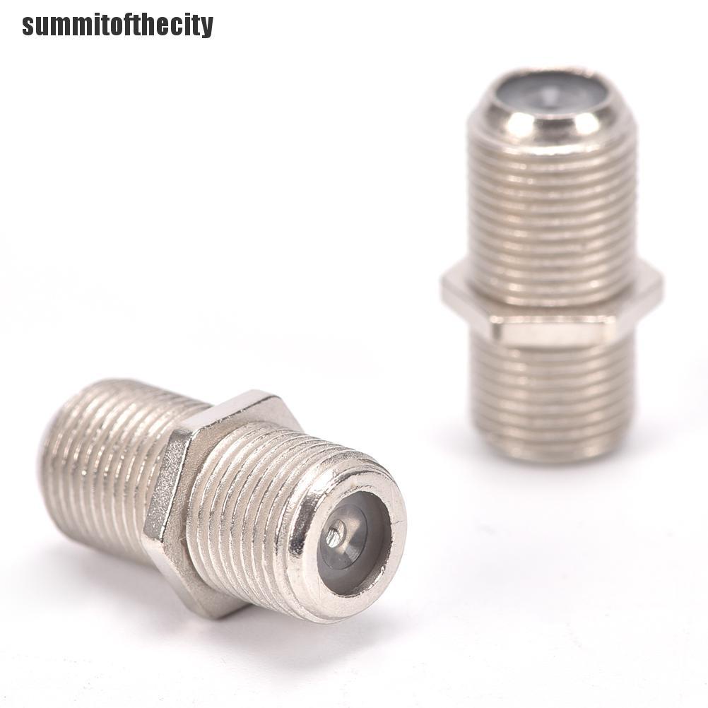 Bộ 10 Đầu Nối F / F Jack RG6 Coaxial Chất Lượng Cao