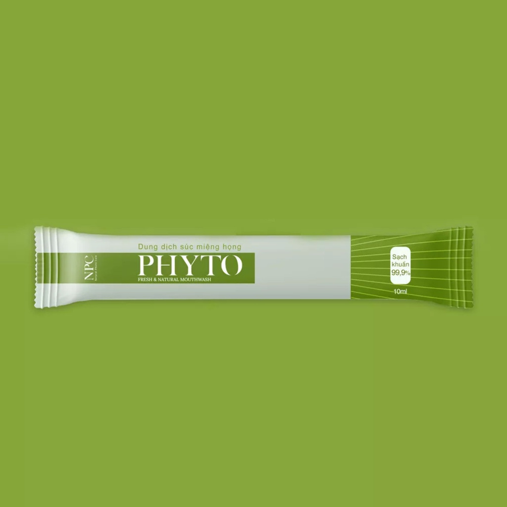 Nước súc miệng Phyto NPC - dạng gói 10ml