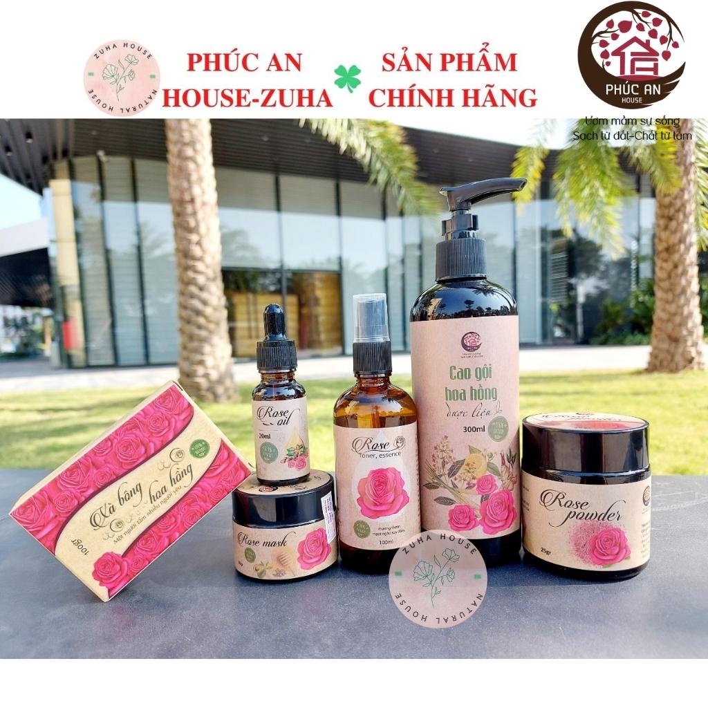 Xà Bông Hoa Hồng Phúc An House-Xà Phòng Tắm Thiên Nhiên Sạch Khuẩn, Dưỡng Da Chăm Sóc Làm Đẹp, Ngăn Ngừa Mụn 100gr | BigBuy360 - bigbuy360.vn