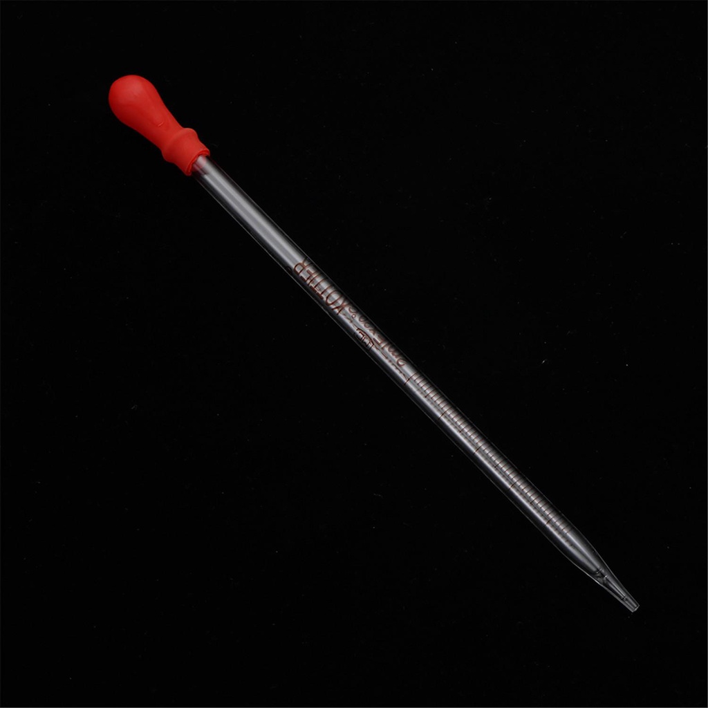 1 / 5 Ống Nhỏ Giọt Thủy Tinh Với Đầu Cao Su Đo Lường Tiện Dụng Cho Phòng Thí Nghiệm