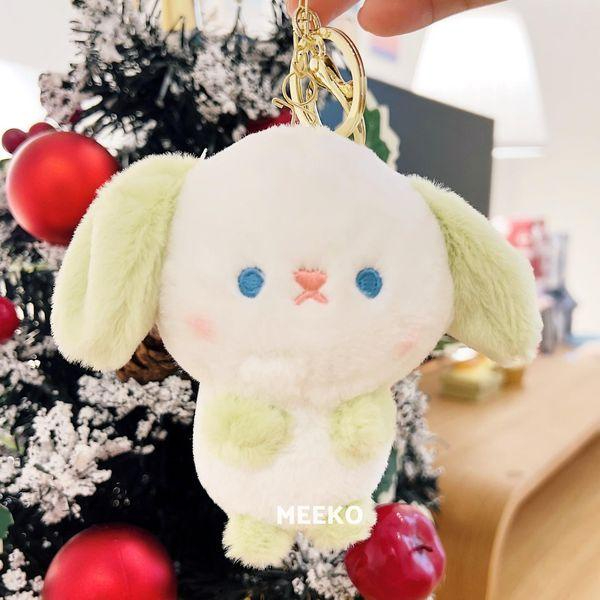 Móc khóa bông mềm mại cao cấp hình cún và thỏ Moca Cute  MEEKO