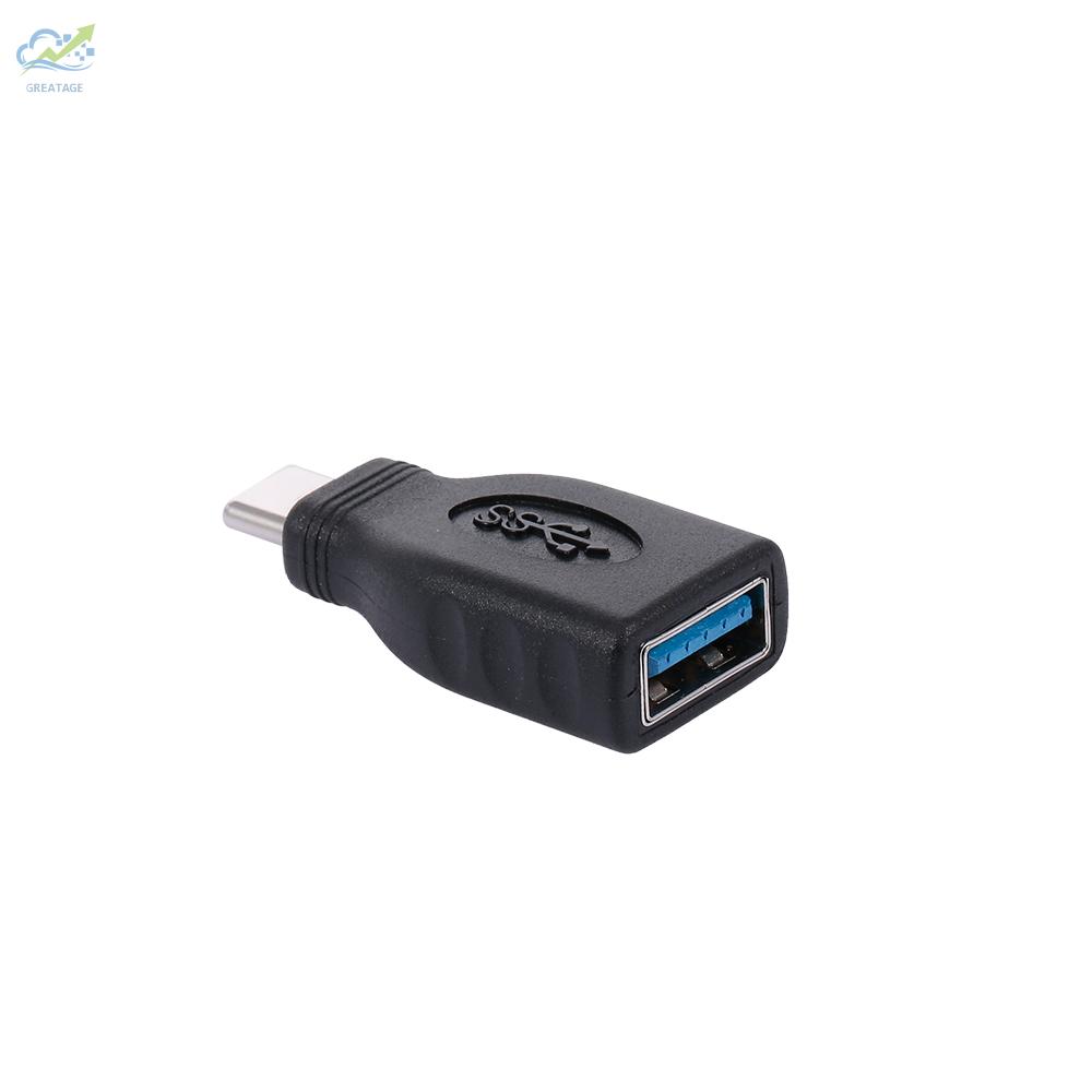g☼Type-C OTG Adapter USB3.1 Type-C Male to USB3.0 Female Converter Cable Adapter Replacement for Smart Phone Macbook
