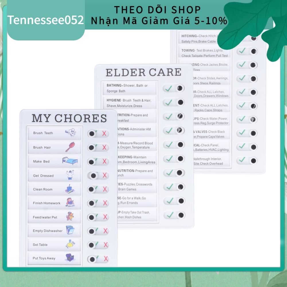 Tennessee052 Biểu đồ Chore Bảng ghi nhớ tin có thể tháo rời di động Cảm thấy thoải mái PVC Kids Chart for Learn Planning