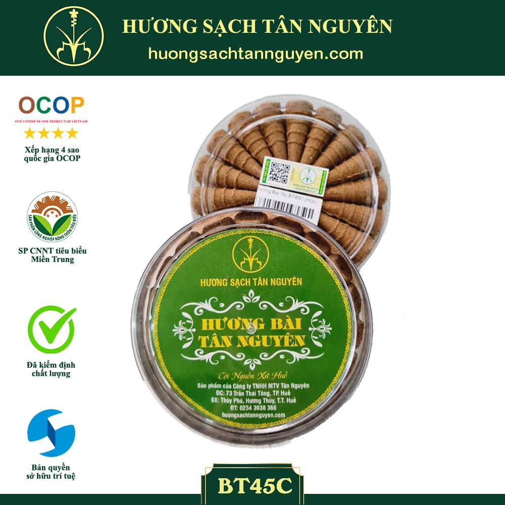 Nhang Nụ Bài thơm sạch BT45C - HƯƠNG BÀI TÂN NGUYÊN