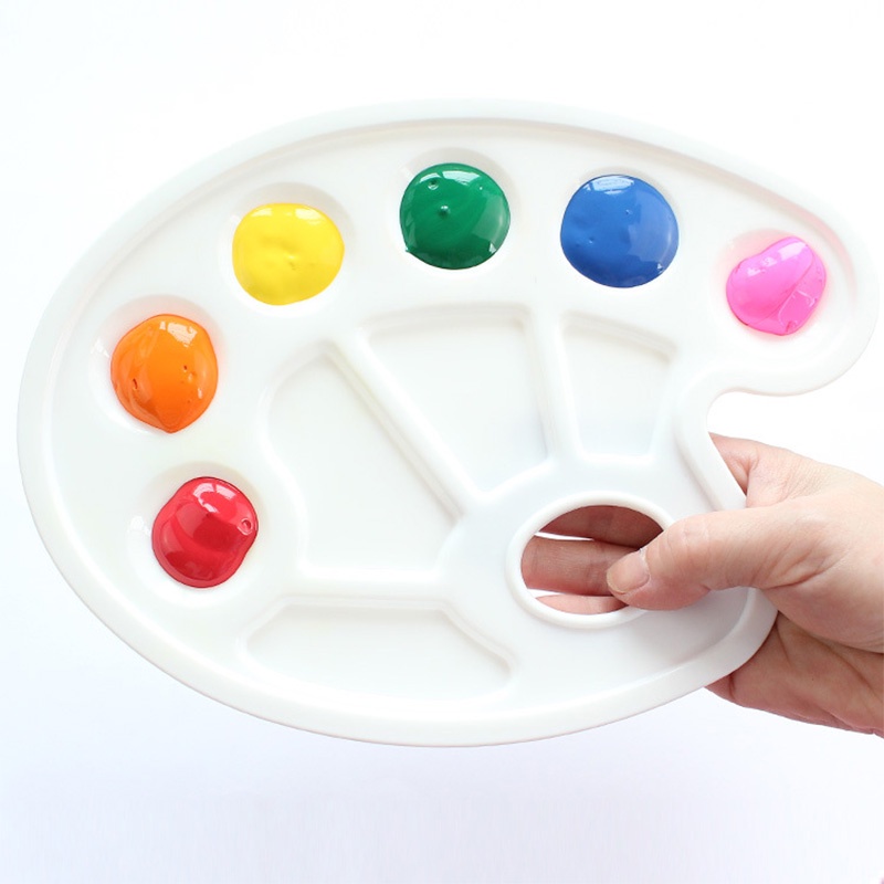 Set 9 Cốc Đựng Màu Nước Có Nắp Đậy Tiện Dụng Cho Bé Vẽ Tranh