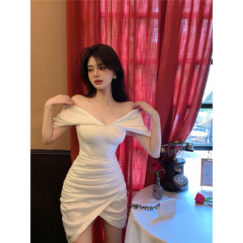 Đầm trễ vai dáng ôm quyến rũ dự tiệc Emilyshop ulzzang
