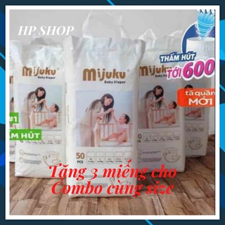 Bỉm mijuku♥️combo 100m♥️ bỉm quần mijuku xuất nhật size m/l/xl/xxl