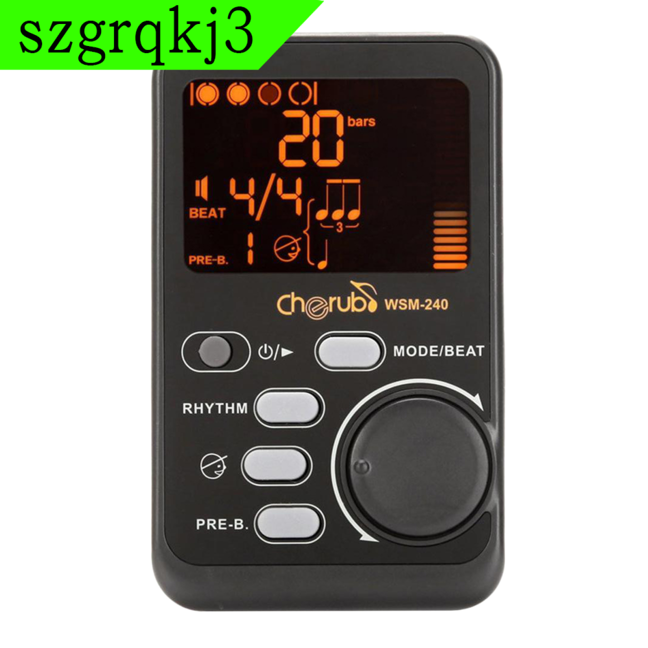 WenZhen Music Portable LCD Metronome Tuner Beat Tempo for Piano Violin Guitar Drum Bass