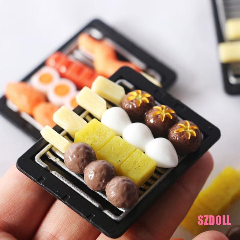 SZDOLL6 Mô Hình Đồ Nướng Bbq Nhật Bản Thu Nhỏ Dành Cho Nhà Búp Bê DOM