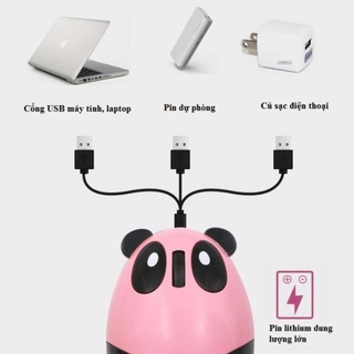 Chuột bluetooth mini siêu đáng yêu - Chuột máy tính Panda Mouse