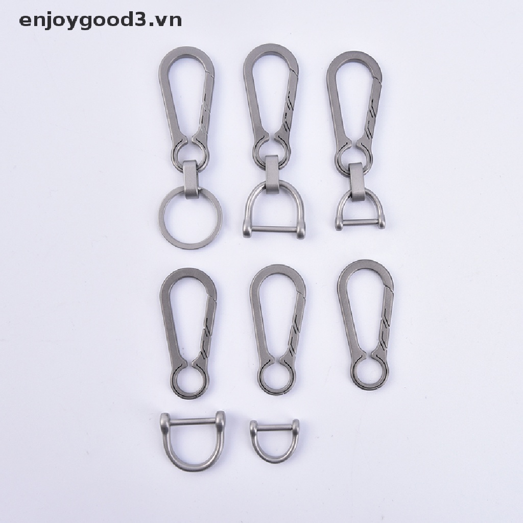 Móc Khóa Bằng Hợp Kim Titan EDC Chuyên Dụng Cho Hoạt Động Ngoài Trời