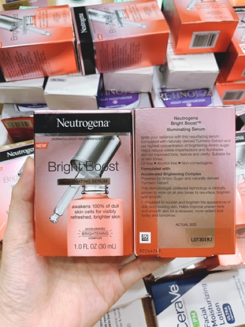 Serum dưỡng sáng da Neutrogena Bright Boost Serum