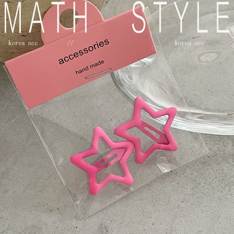 Kẹp Tóc Mái Cỡ Nhỏ Hình Ngôi Sao Năm Cánh Kiểu Hàn Quốc Dễ Thương Cho Bé Gái