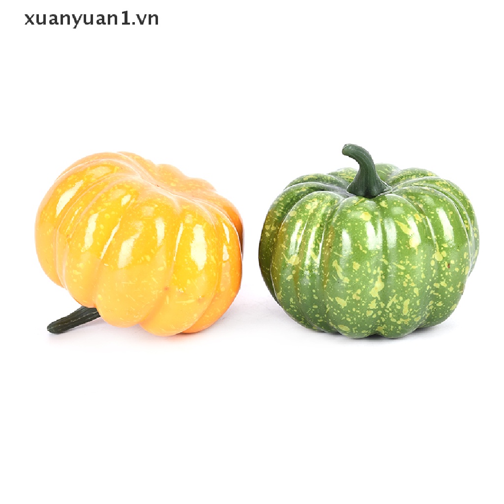 Bí Ngô Nhân Tạo Sống Động Như Thật Trang Trí Nhà Cửa