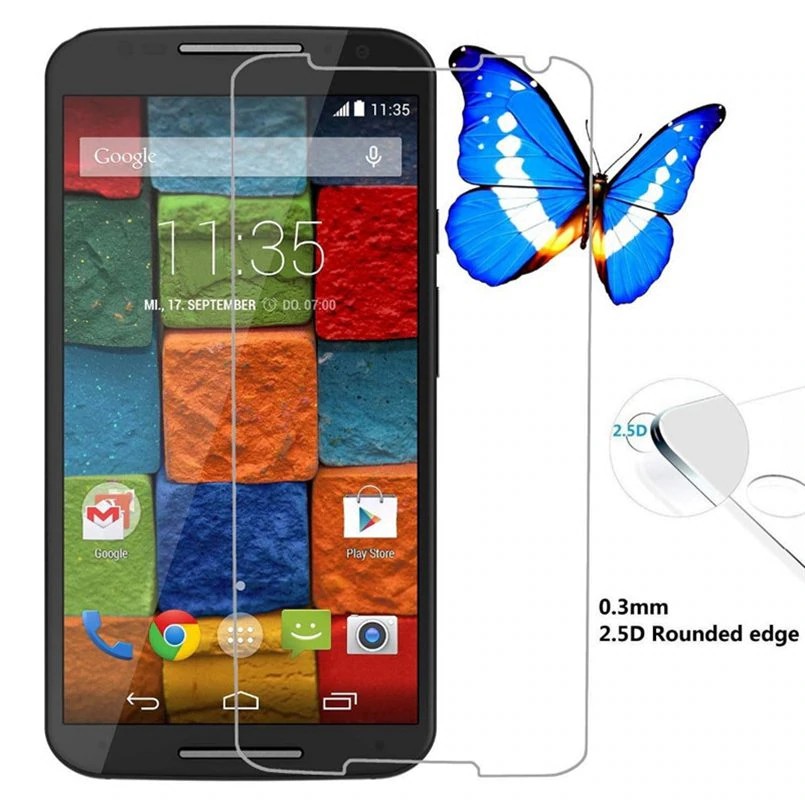 2 Kính Cường Lực Bảo Vệ Màn Hình Cho Motorola Moto X2 X3 X + 1 X + 2 X4 X5 Xt 1080 Z 2018 Z Z2 Z3 Play Z Force