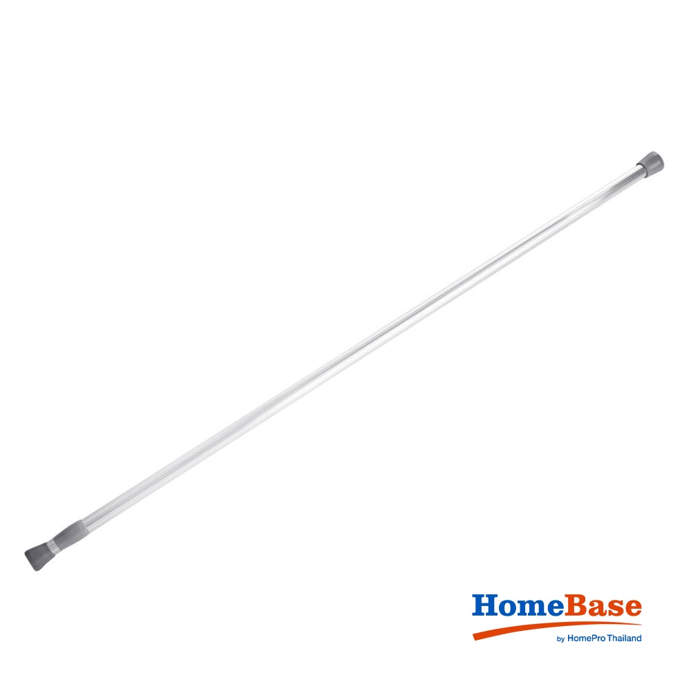 Homebase MOYA Thanh treo rèm tắm HM88120 bằng nhôm 200X2.5X2.5CM màu bạc