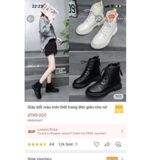 Pass boots giày bốt đen size 40 new 100%