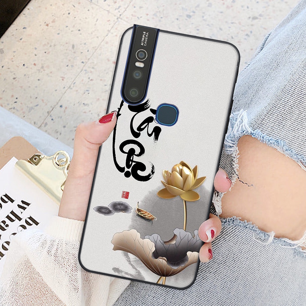 Ốp lưng Vivo V15 / V15 PRO in hình chữ tài chữ lộc, Cha Mẹ, bình an SIÊU ĐẸP