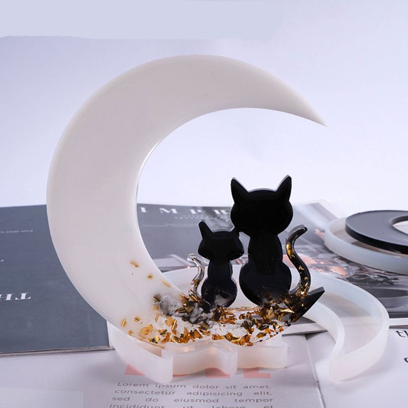 Khuôn Làm Mặt Trăng / Mặt Trời Thủ Công Bằng Nhựa Resin UV