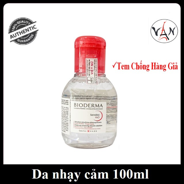 [Tem Chính Hãng] Nước tẩy trang bioderma sebium sensibio xanh hồng da dầu nhờn mụn 100ml 500ml | BigBuy360 - bigbuy360.vn