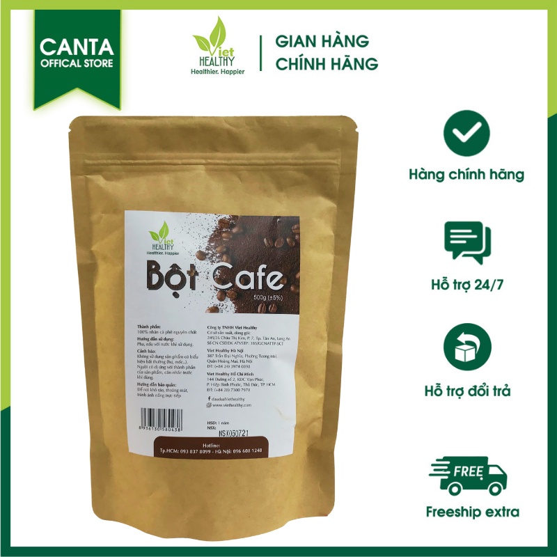 Cà phê Thải Độc Đại Tràng Viet Healthy Coffee Enema Cafe thụt tháo 500g Viethealthy