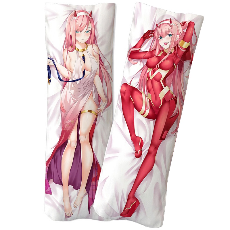 Vỏ Gối Vuông in Hình Anime DARLING in the FRANXX 02 Dakimakura