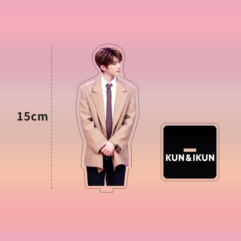 Standee, ảnh để bàn loại trong Thái Từ Khôn đế vuông Jun & IKUN