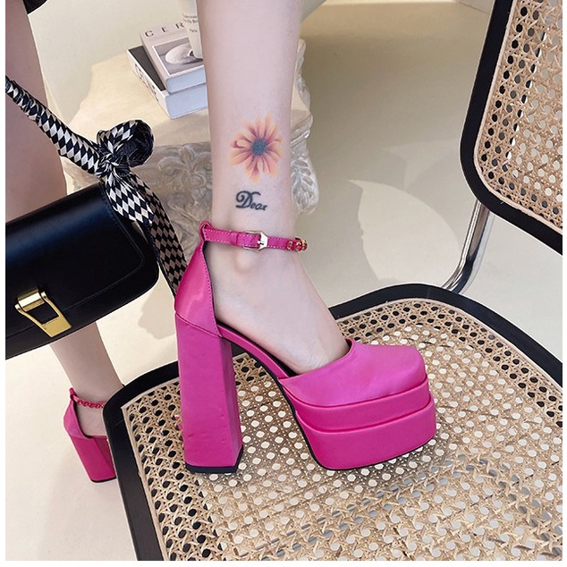 GIÀY MARY JANE 15 CM ĐẾ VUÔNG MARY JANE LOLITA BÚP BÊ PHIÊN BẢN 2022 HOTTREND SO HOT PHONG CÁCH NHẬT BẢN