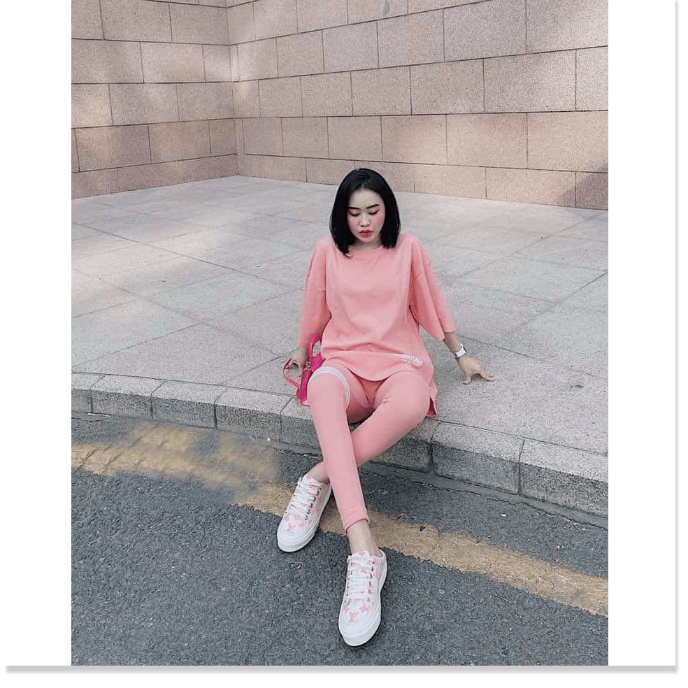 SET BỘ THUN NỮ,THIẾT KẾ CHẤT LIỆU VÃI CO GIẢN 4C,THÍCH HỢP ĐI CHƠI,DẠO PHỐ.. LANA FASHION