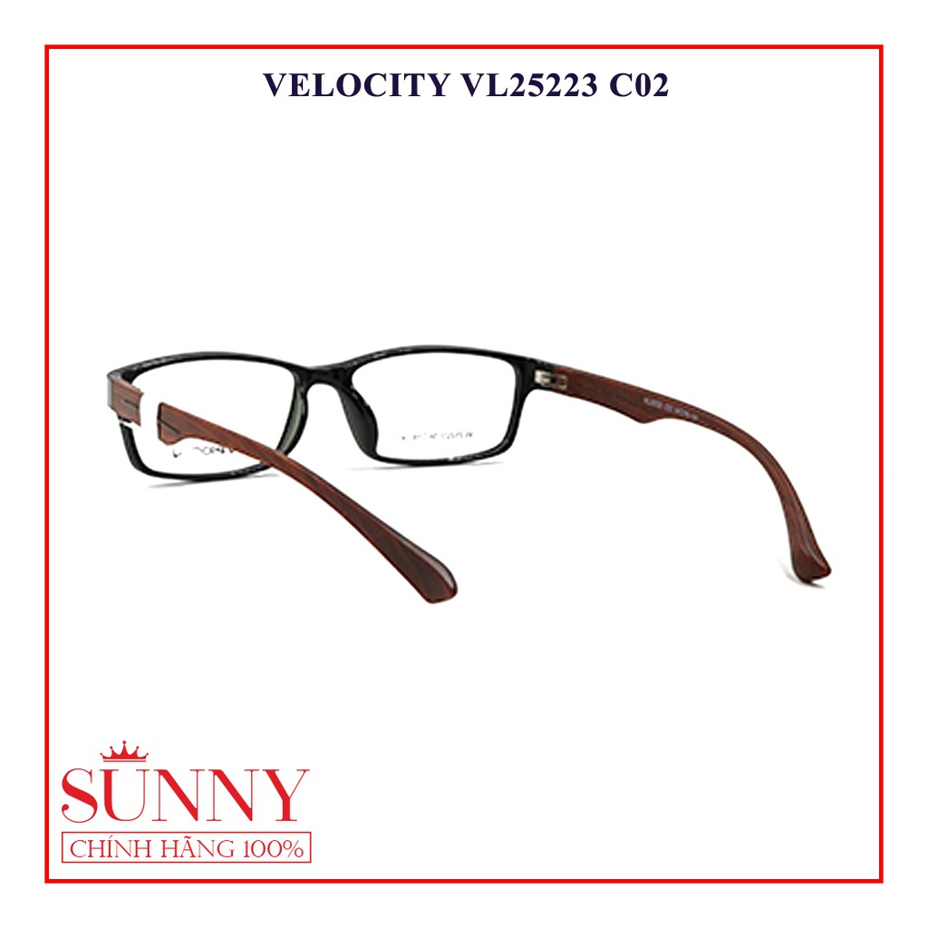 VL25223 C02 - gọng kính chính hãng Velocity 0 độ chính hãng bảo hành toàn quốc