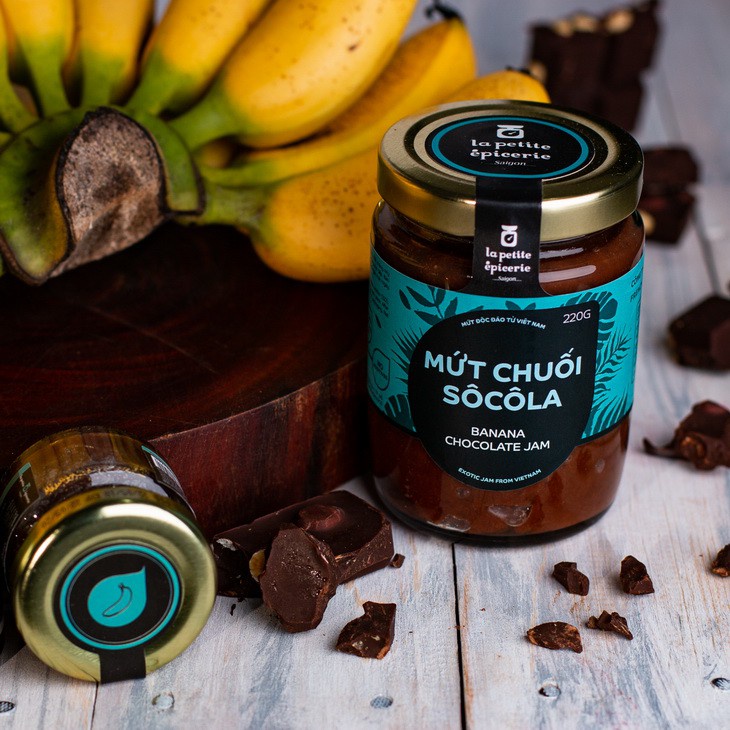 Mứt Chuối - Chocolate 30g phết bánh mì, sandwich, bánh gạo lứt, sinh tố, làm nhân bánh