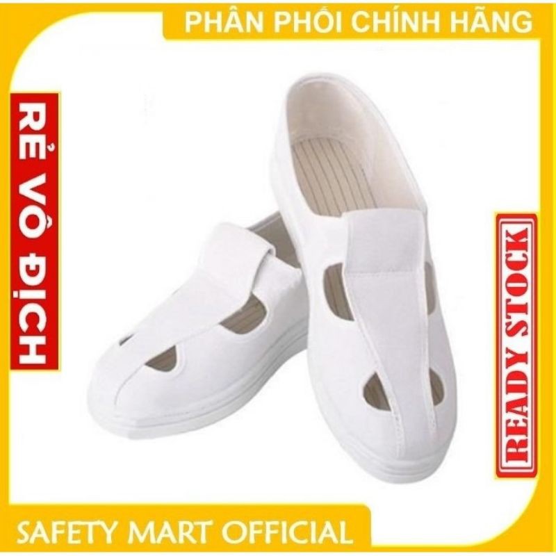 Giầy vải chống tĩnh điện 4 lỗ thoáng khí cao cấp
